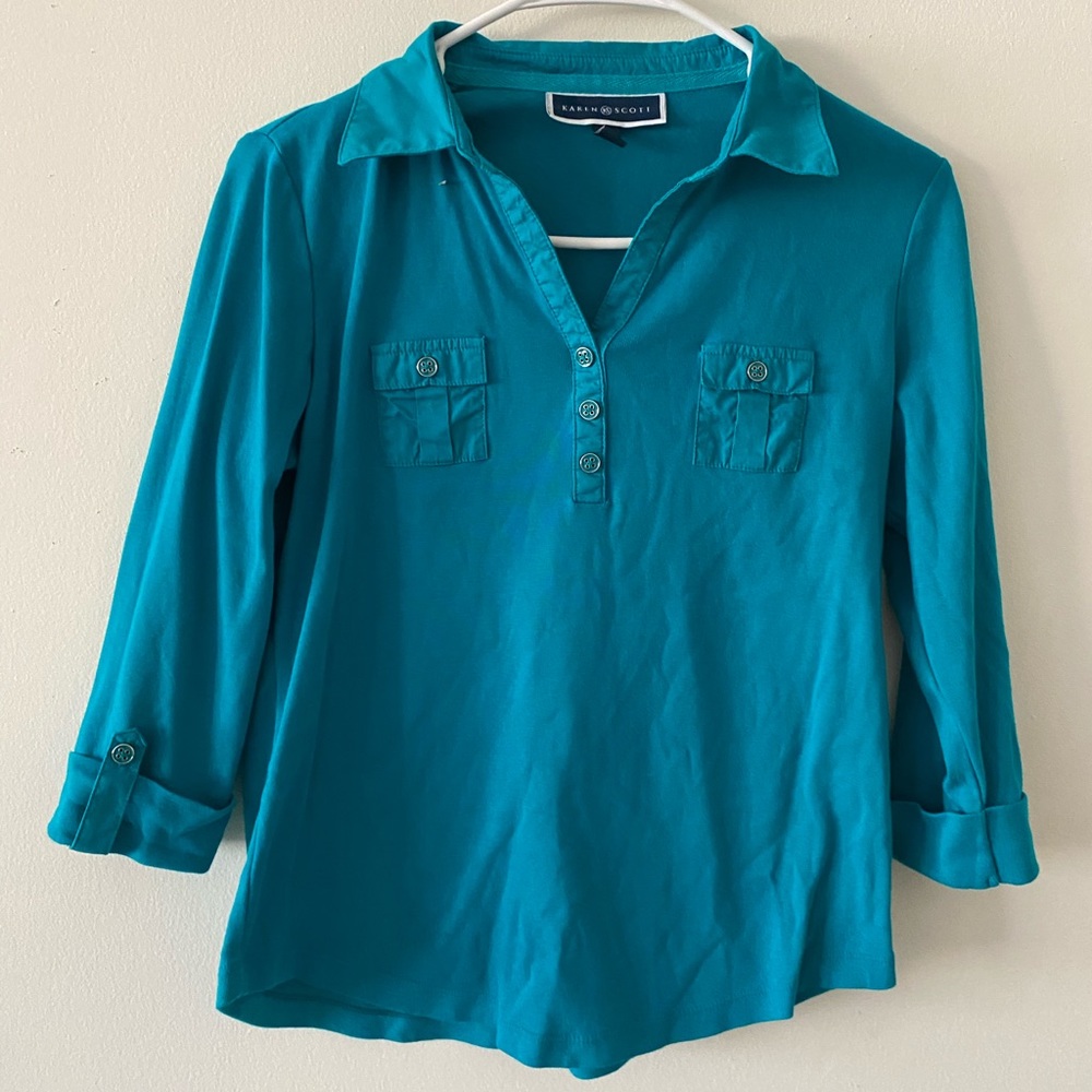Turquoise Shirt